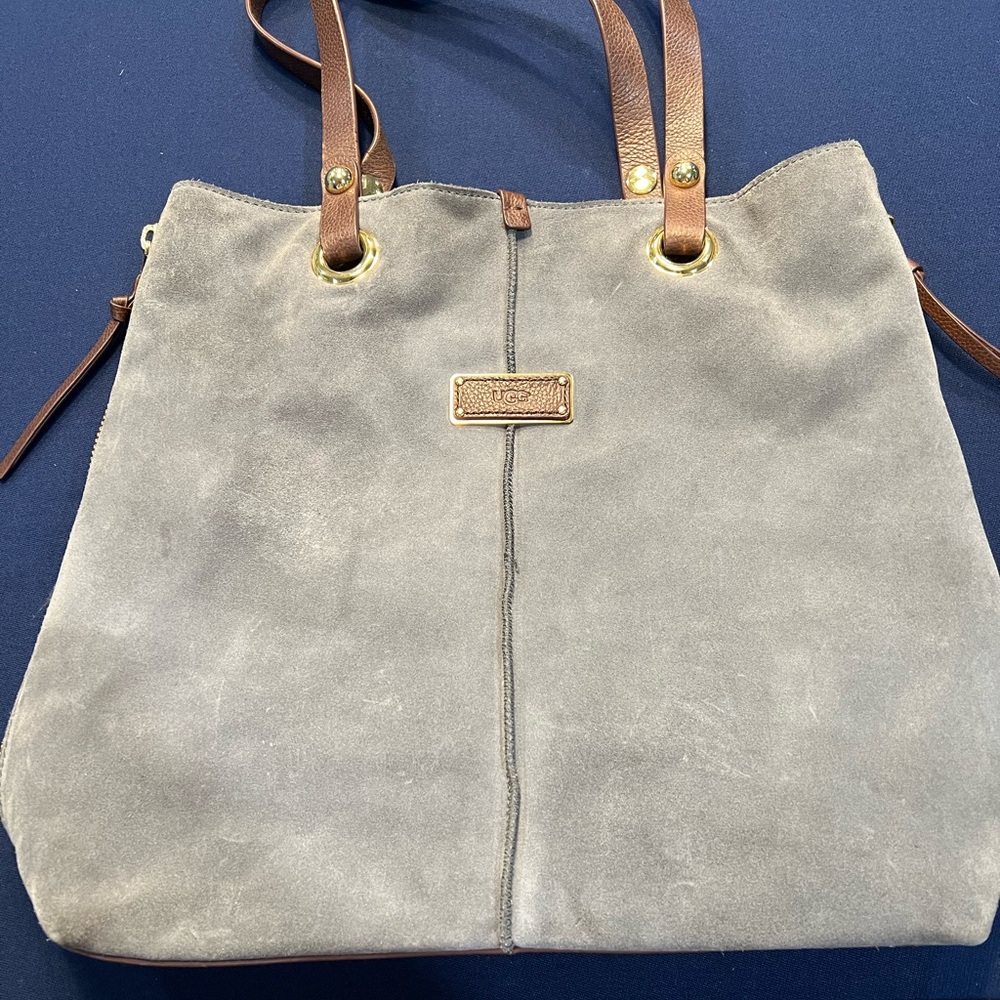 UGG Australia Heritage Suede Shoulder gray